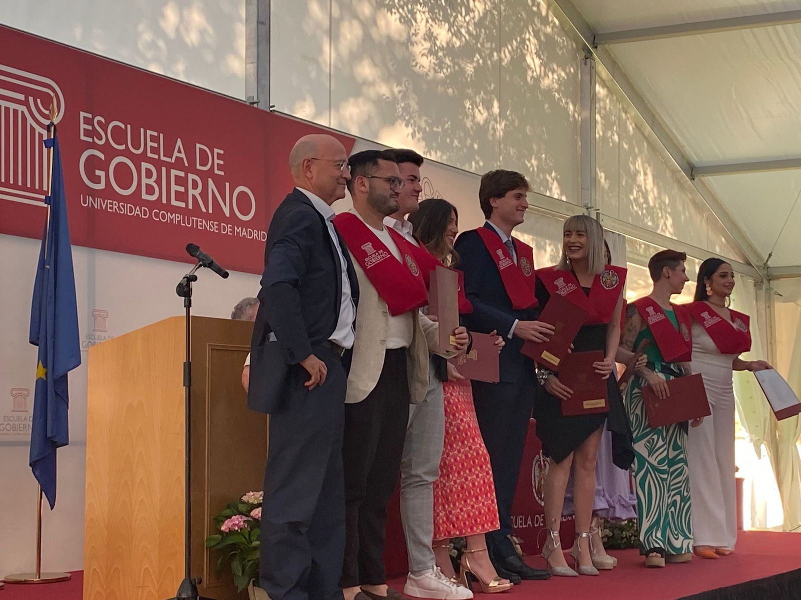 Los estudiantes del Máster de Televisión de Telemadrid reciben sus diplomas de graduación