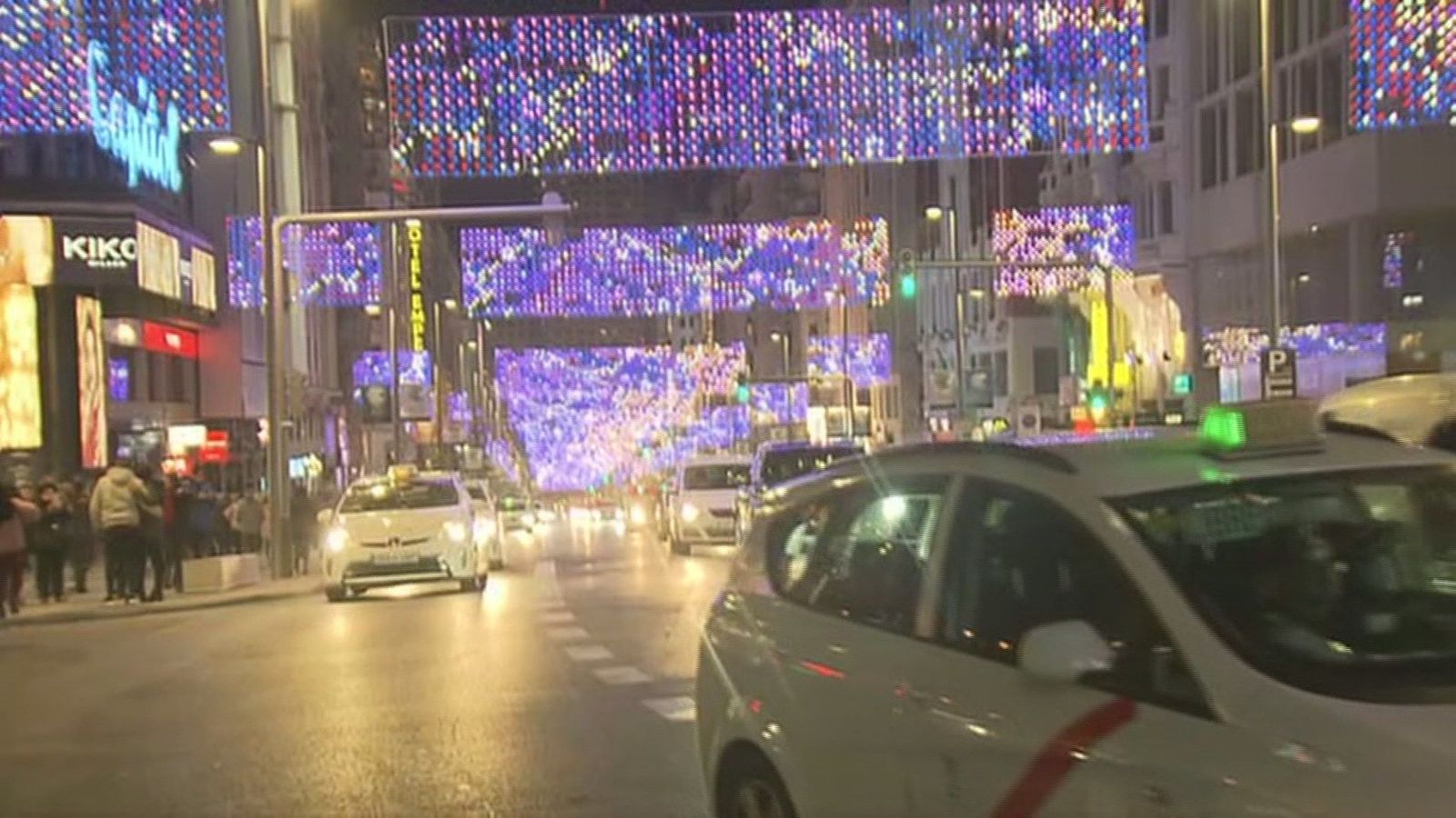 La Gran Vía no se cerrará al tráfico esta Navidad