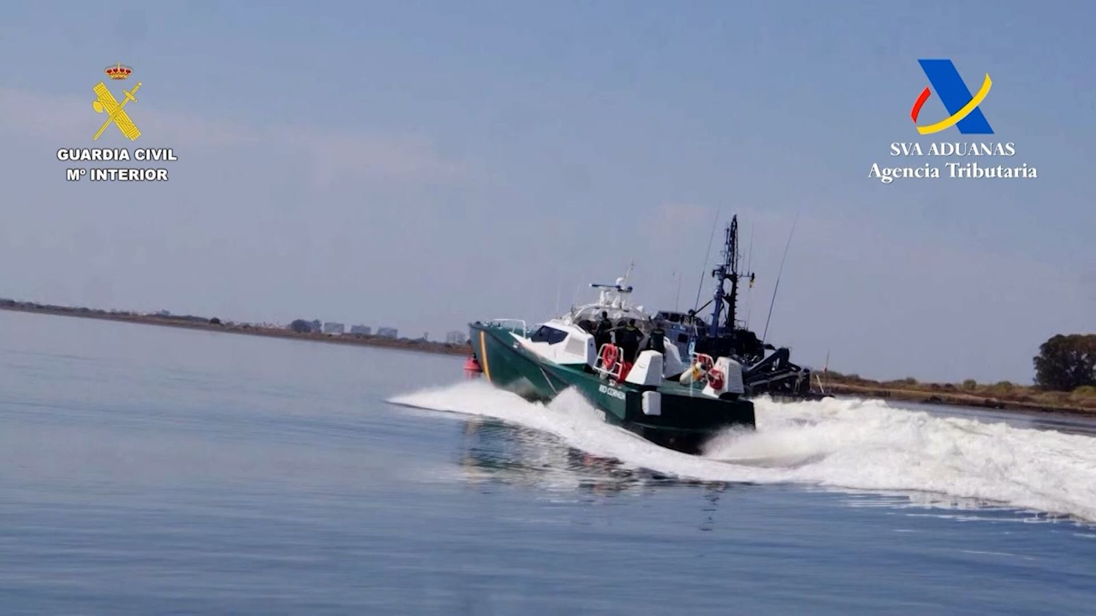 Detenidos 10 miembros de una banda de narcos tras atacar a tiros a una patrullera de la Guardia Civil en Huelva