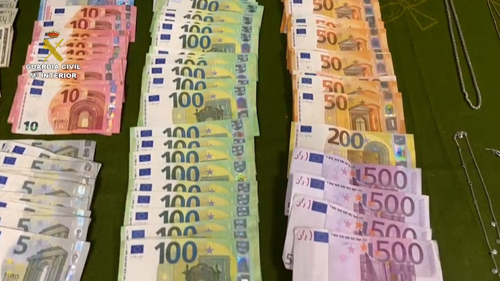 Dinero incautado