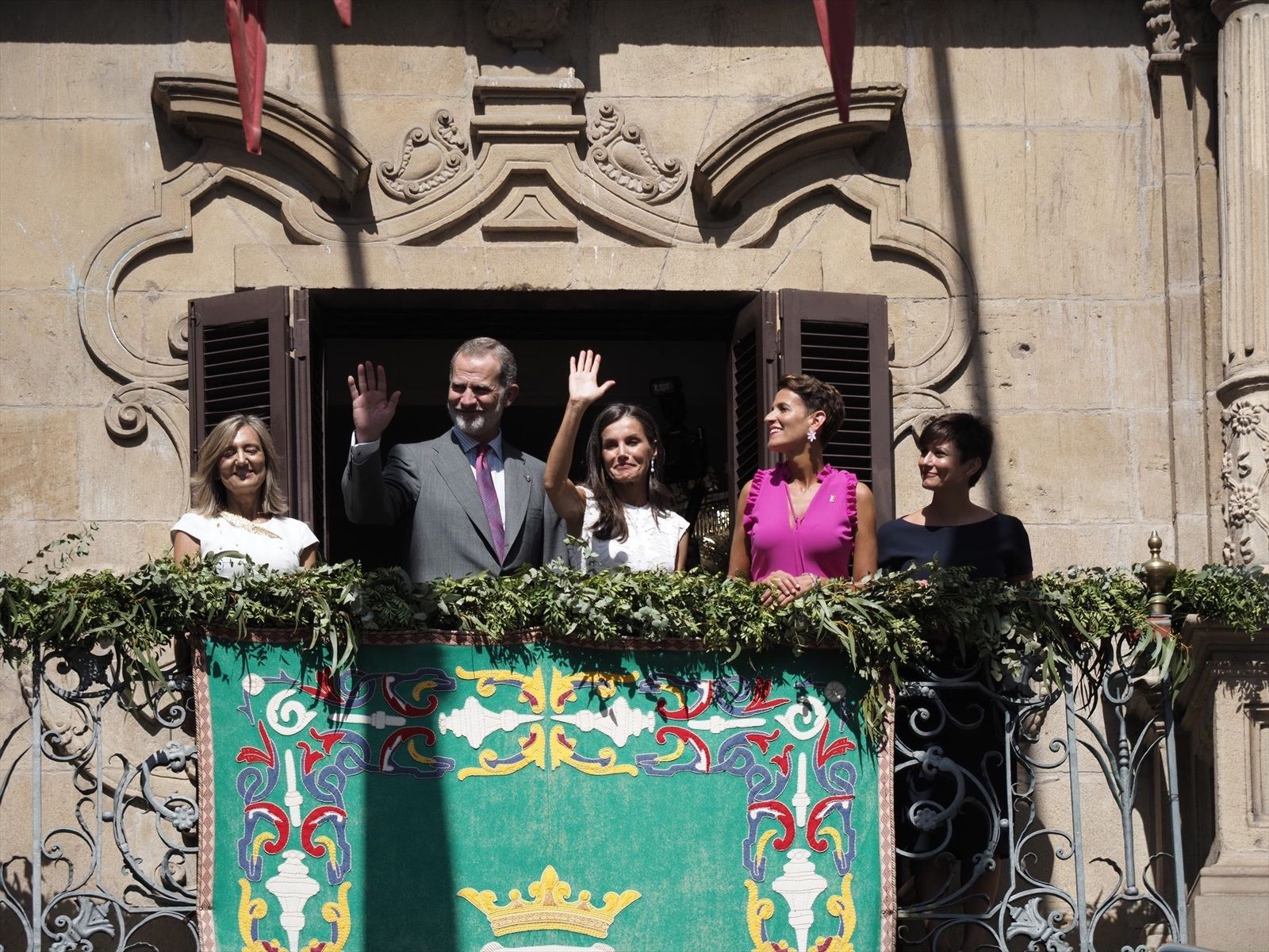 Los Reyes visitan Pamplona por el 600º aniversario del Privilegio de la Unión