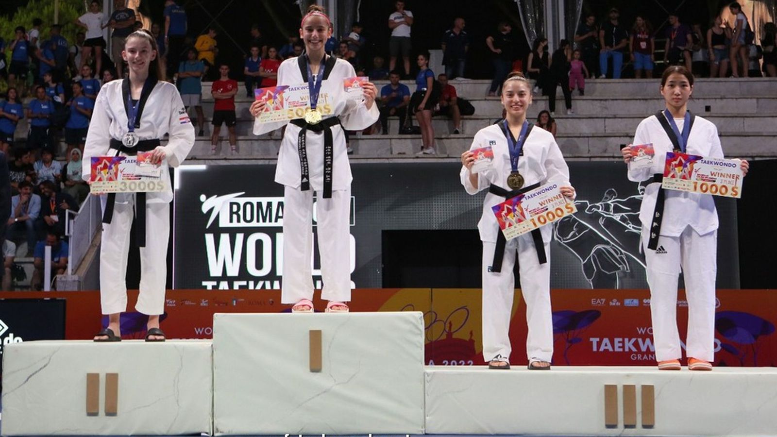 La madrileña Adriana Cerezo, oro en el Grand Prix de Roma de taekwondo