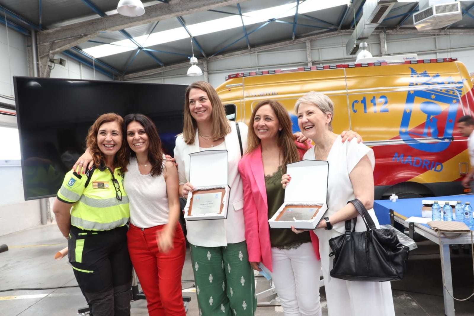 Inmaculada Galván premiada por el SAMUR