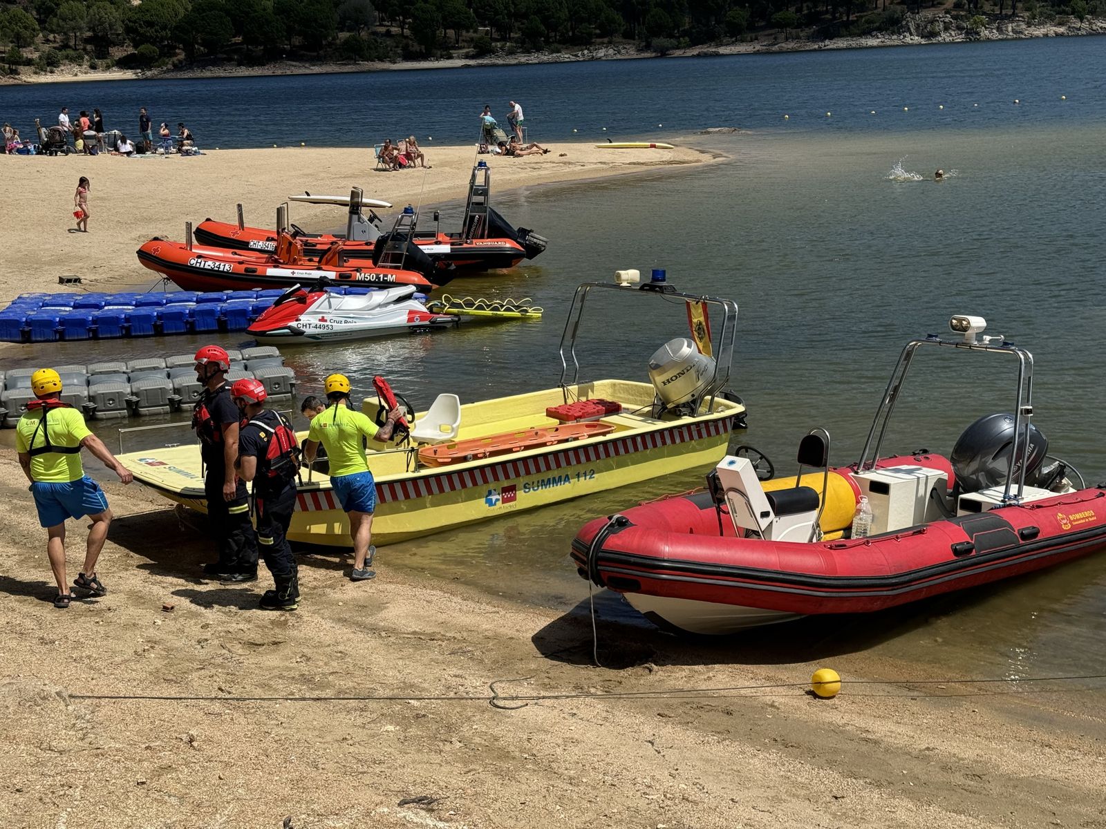 La Comunidad de Madrid despliega el dispositivo especial para garantizar la seguridad en el pantano de San Juan