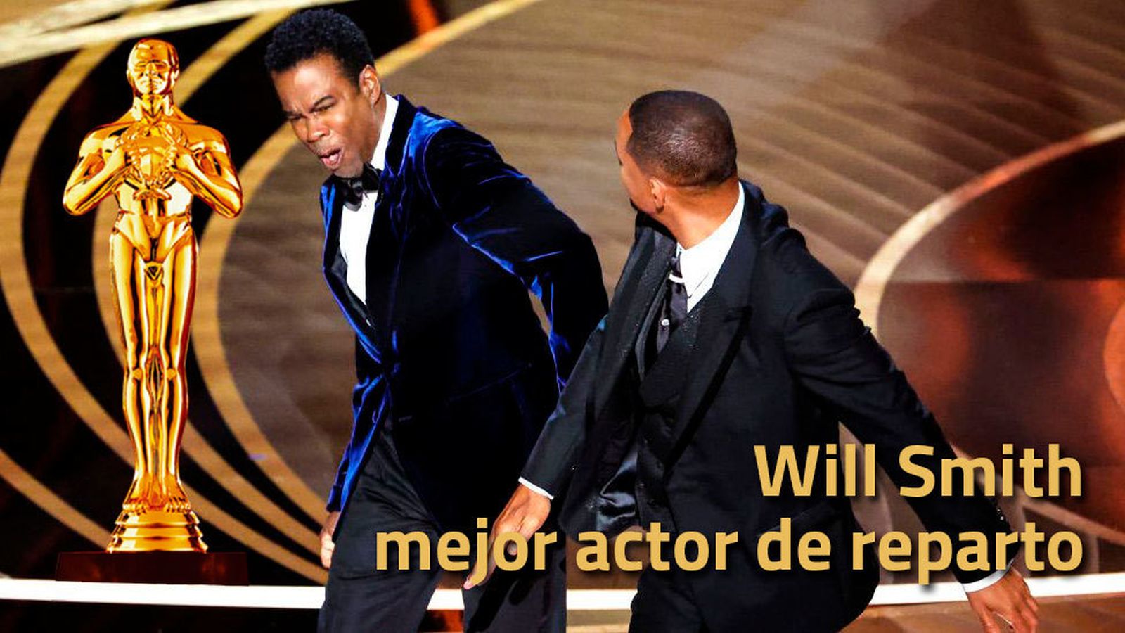 Meme del tortazo de Will Smith a Chris Rock en los Oscar