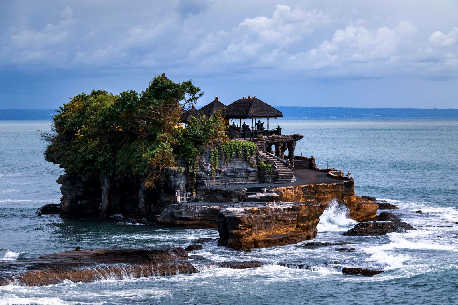Tanah Lot, en Bali, Indonesia