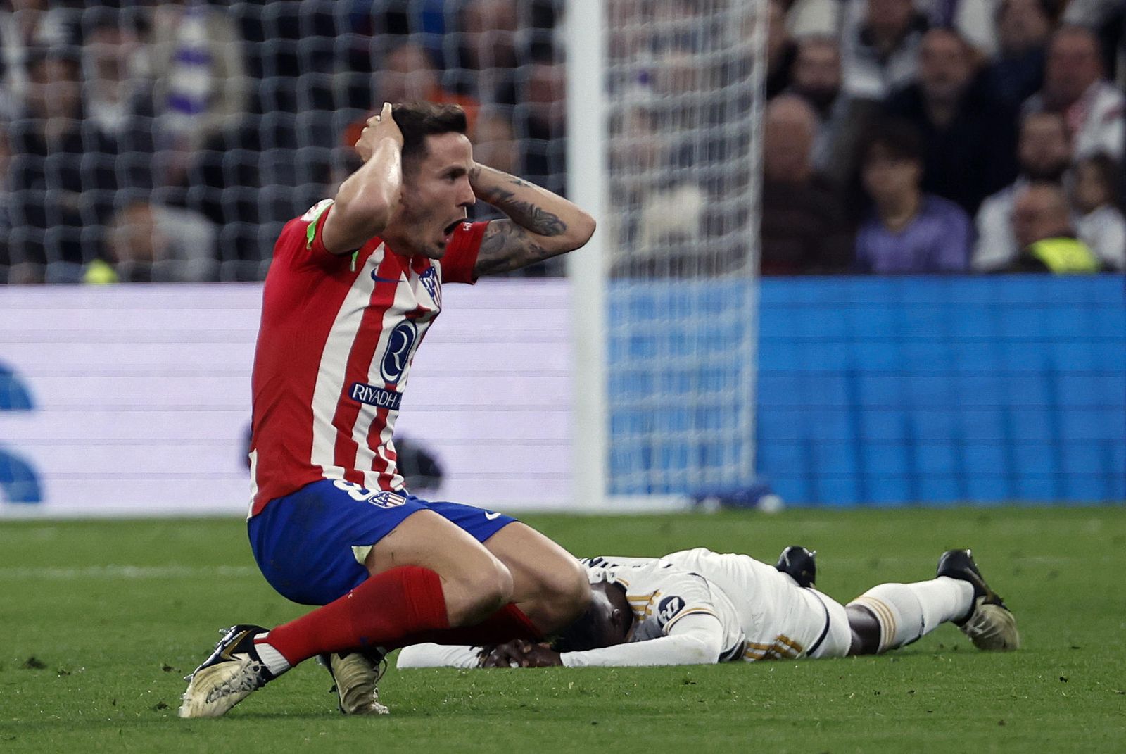 Saúl ante el Real Madrid