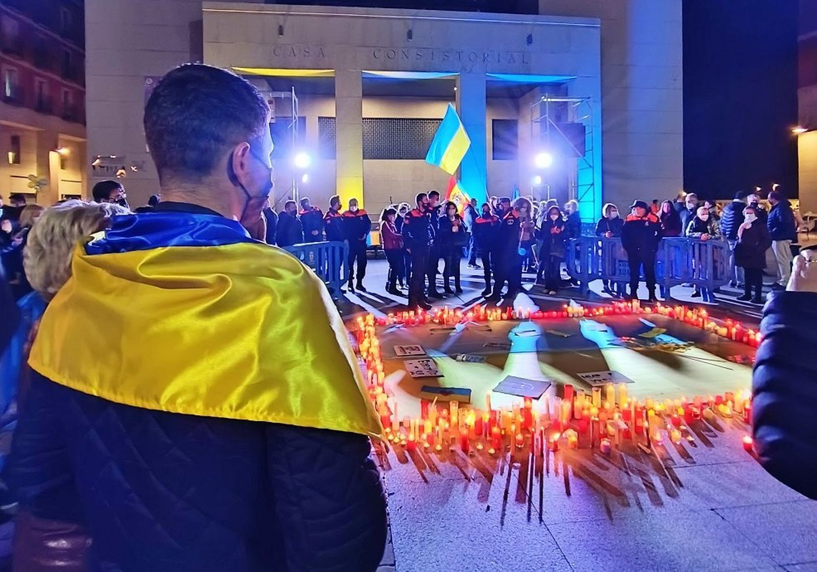 Acto de homenaje al pueblo ucraniano en Leganés