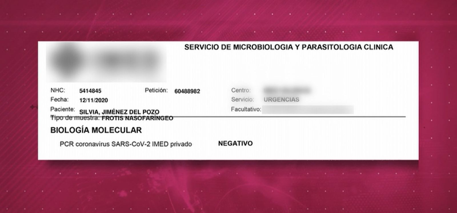 Está Pasando destapa a un falsificador que vendía certificados de PCR ficticios por internet
