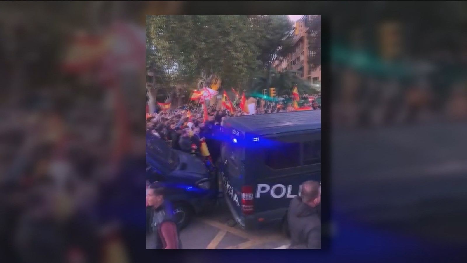 Gritos y abucheos a Sánchez en Málaga
