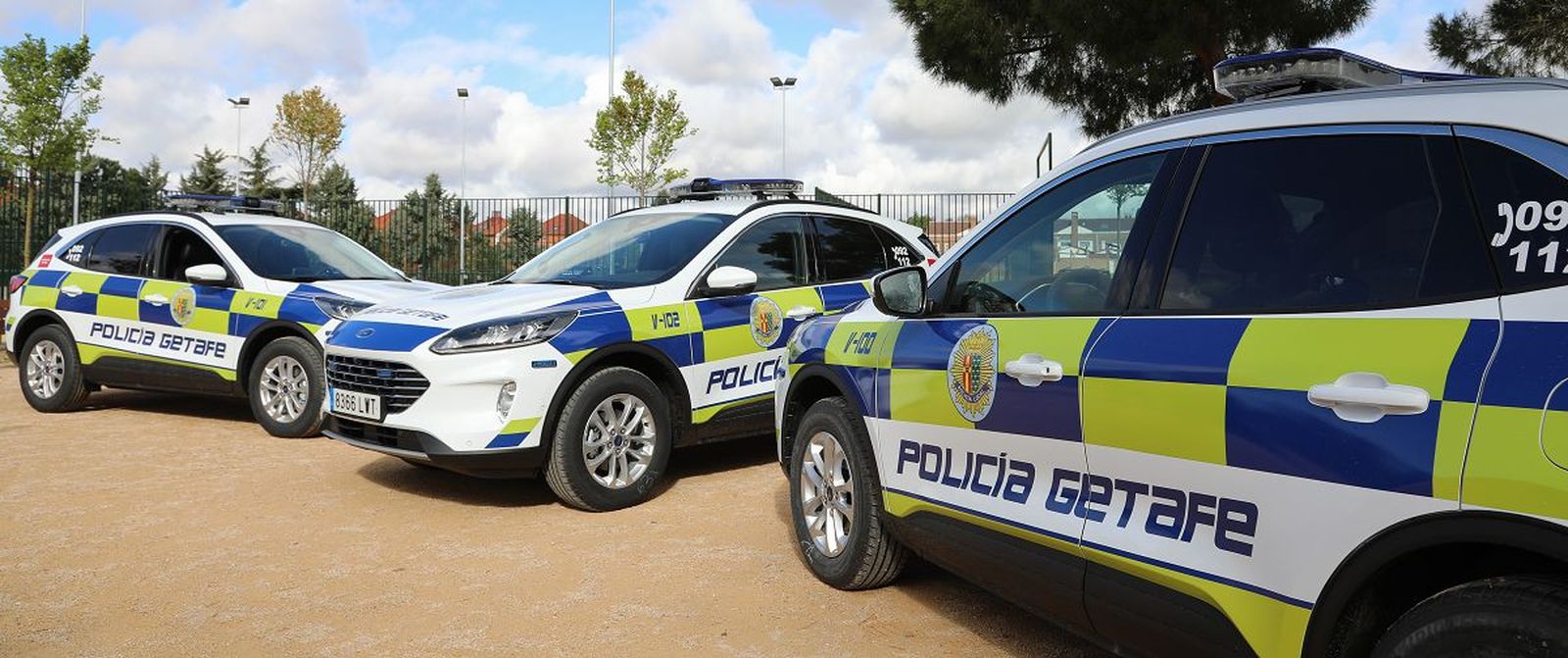 Vehículos de la Policía Local de Getafe