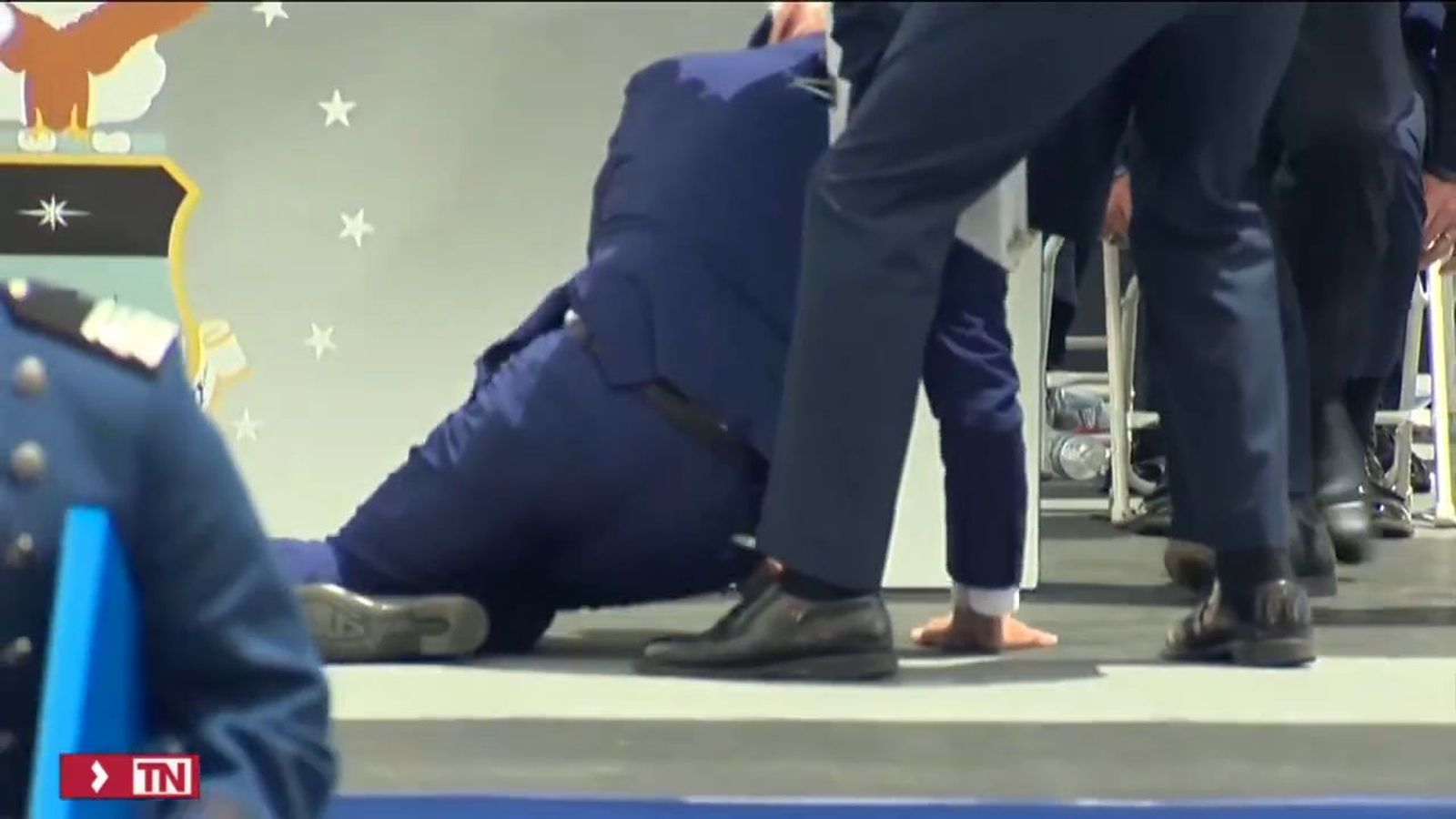 Tropiezo de Biden