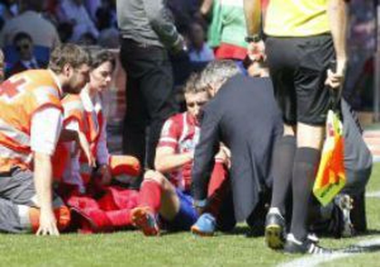 Gabi, lesionado
