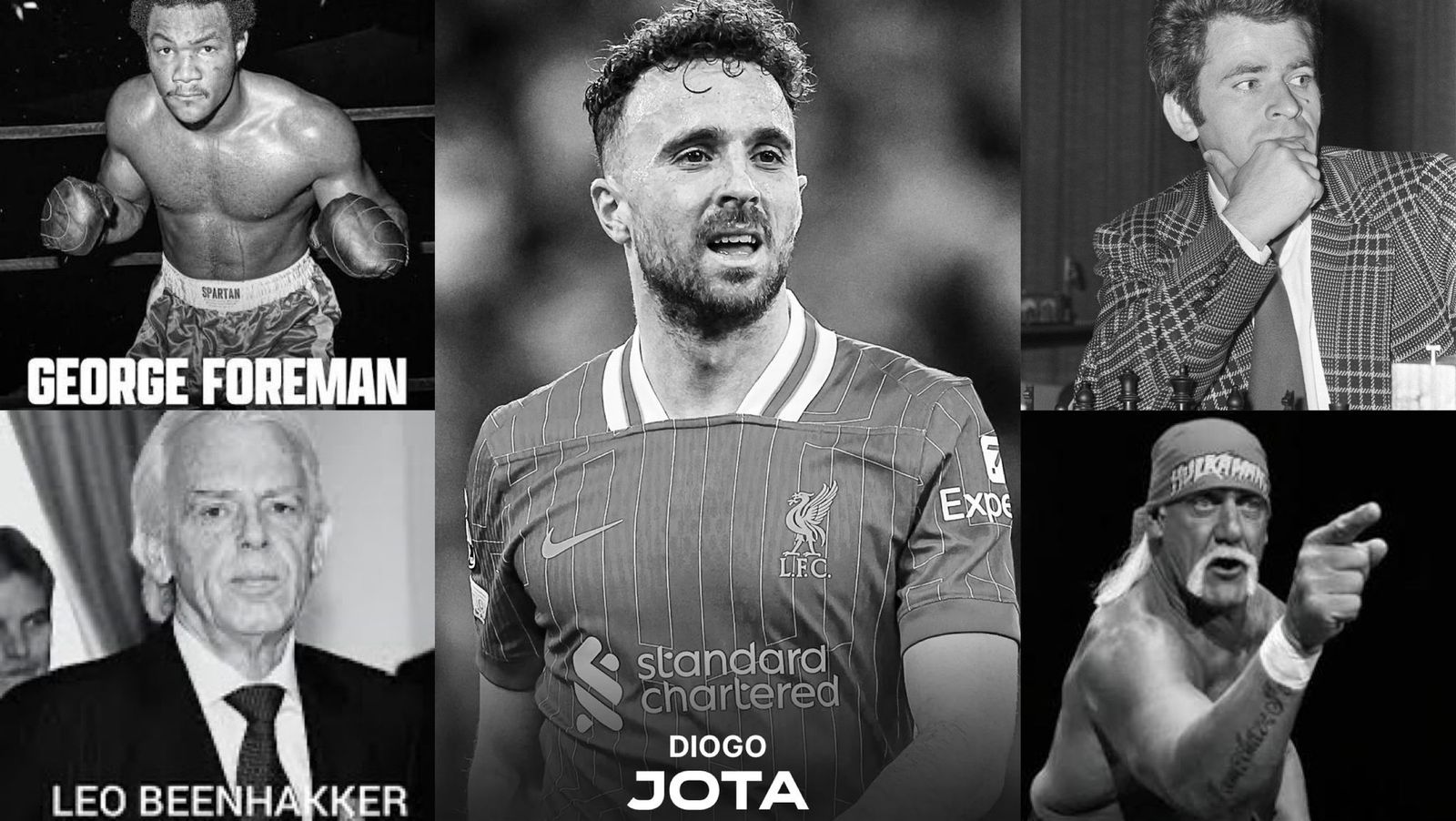 passky, Foreman, Diogo Jota, Beenhaker y Hulk Hogan