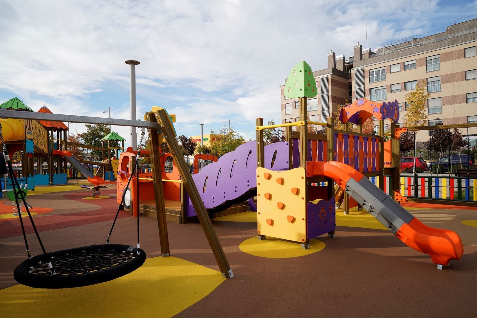 Parque infantil en San Sebastián de los Reyes