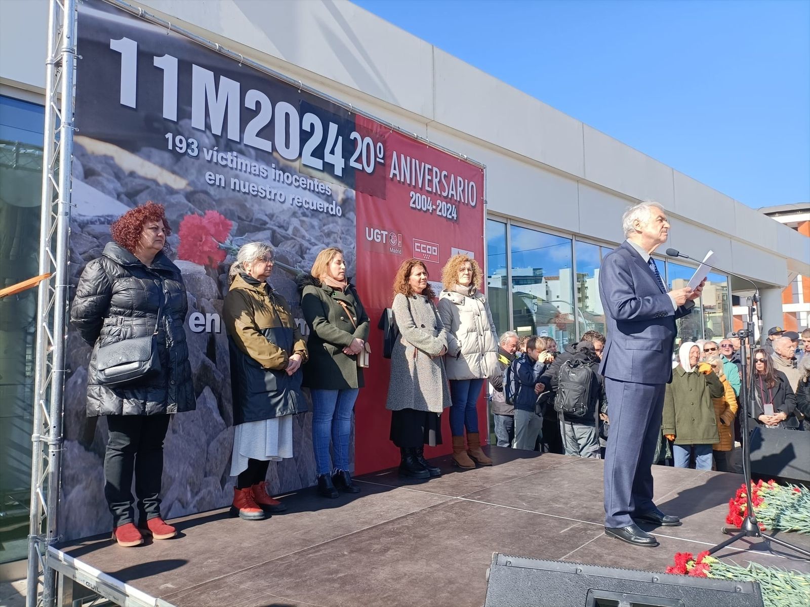 Homenaje en Atocha por el 11M