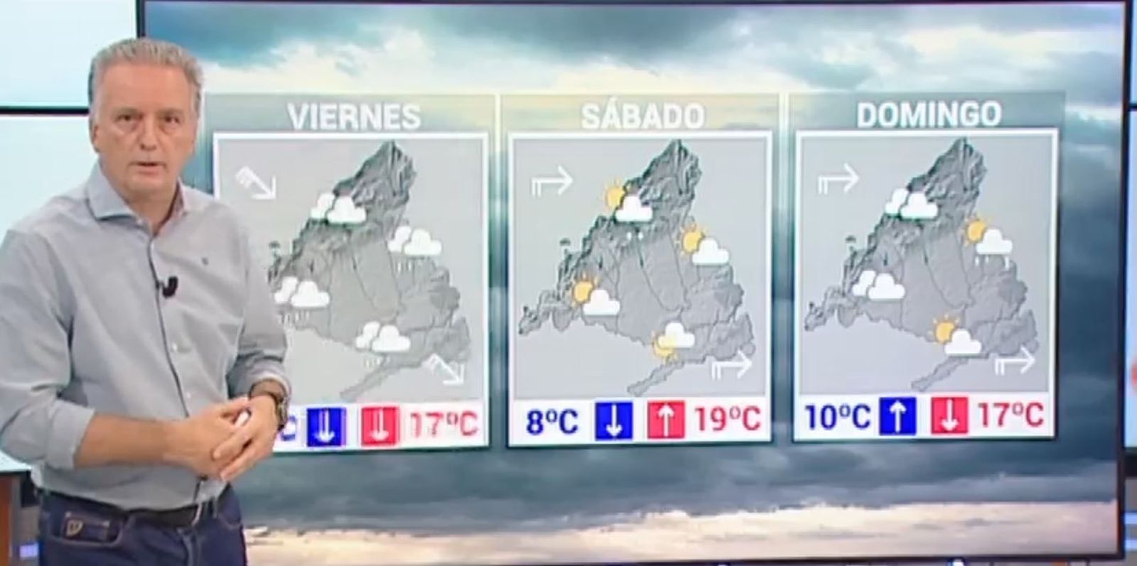 El paso de la borrasca Álex activa por fuerte viento la alerta naranja para este fin de semana en Madrid