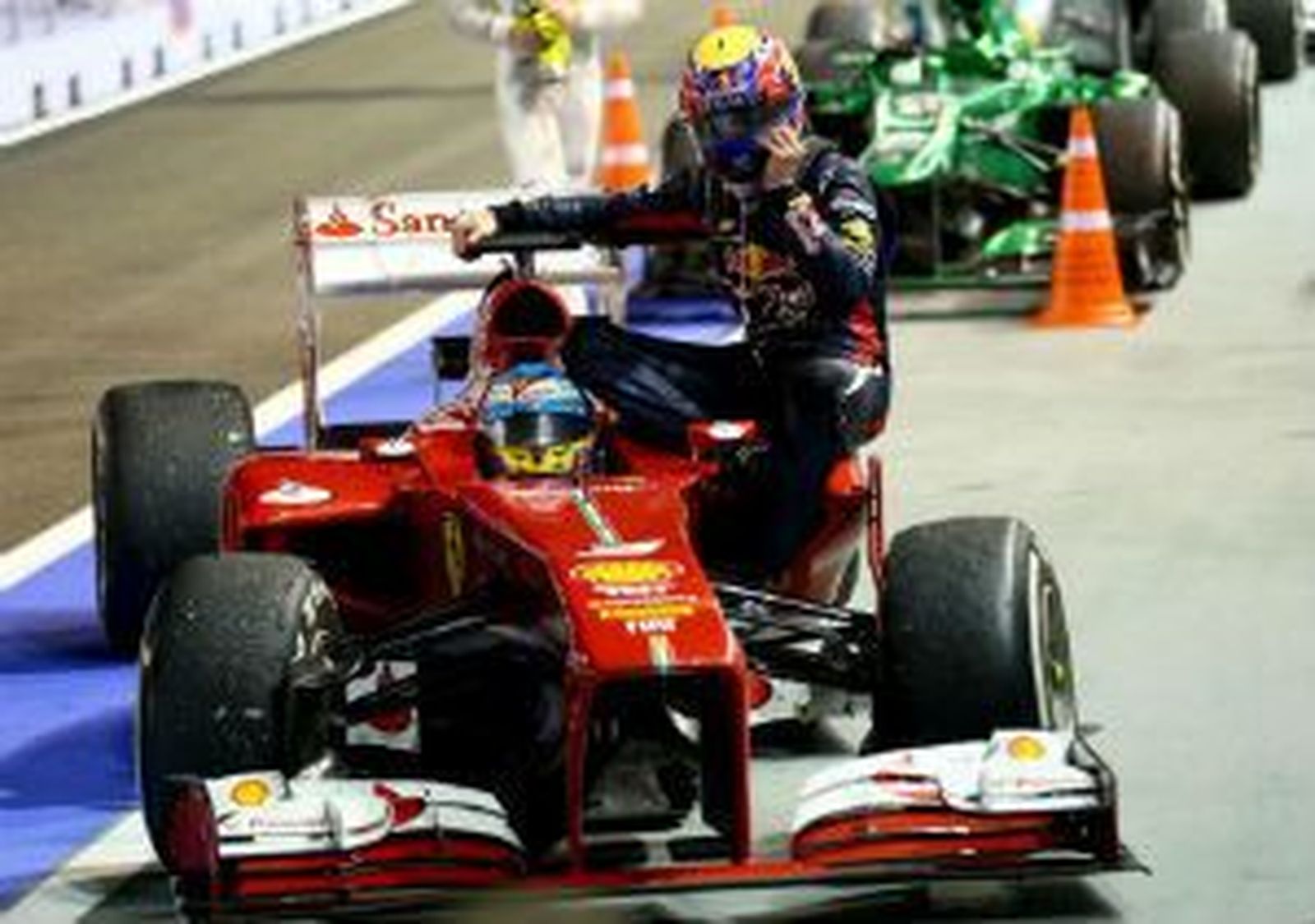 Victoria de Vettel en Singapur