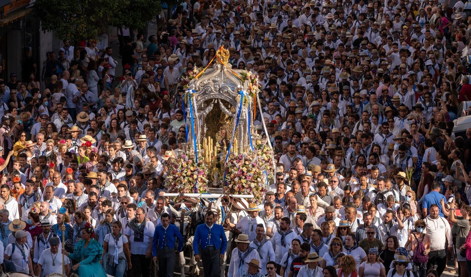Imagen de la Virgen del Rocío