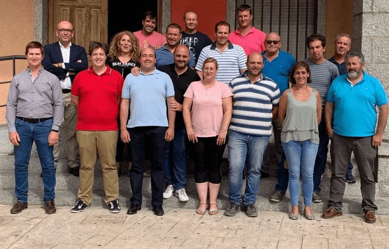 Miembros de la cooperativa ganadera de la Sierra Norte de Madrid