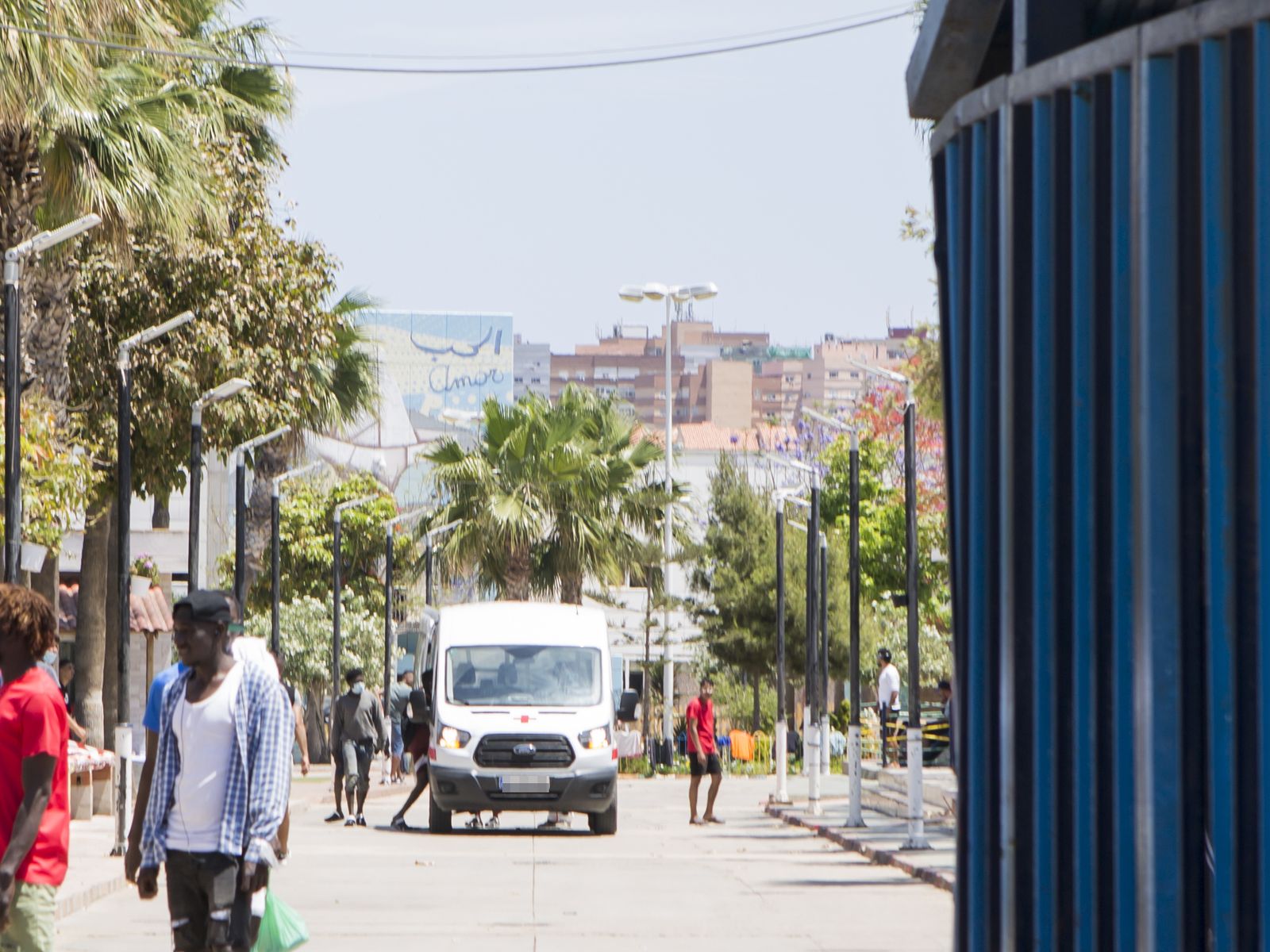 Calles de Ceuta tras la entrada masiva de inmigrantes