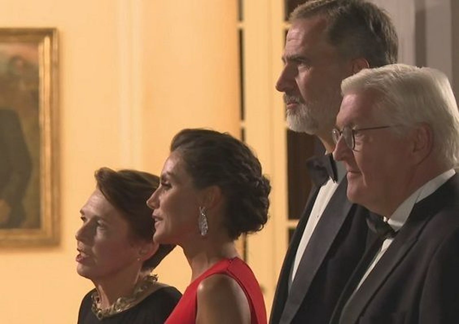 Los reyes son homenajeados con una cena de gala en el Palacio de Bellevue