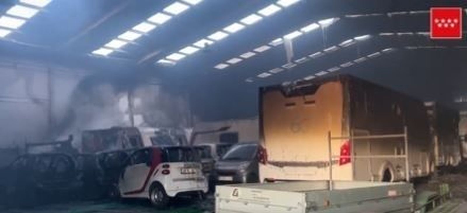 Sucesos Madrid: investigan si el incendio de Algete pudo ser provocado