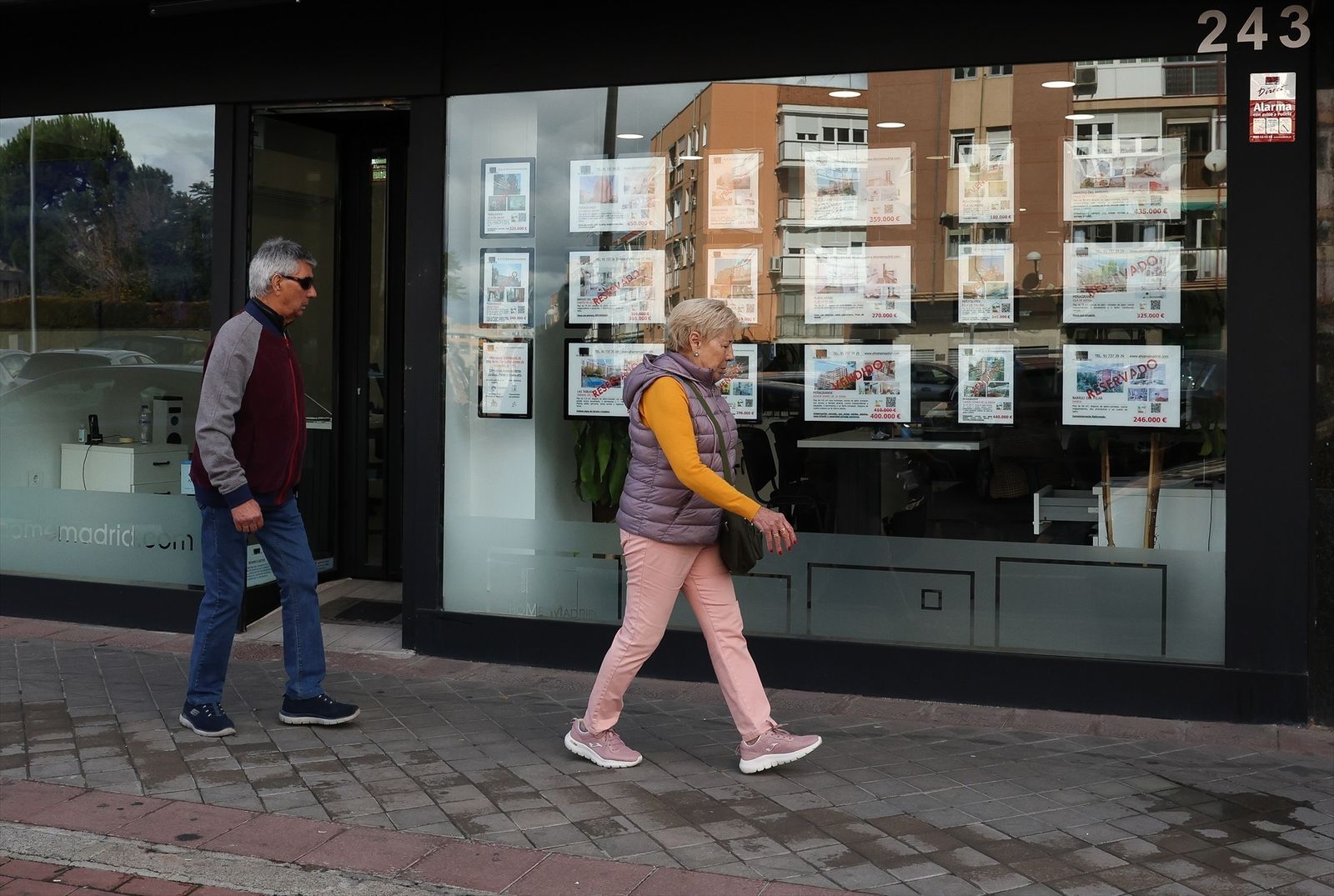 Una inmobiliaria en Madrid