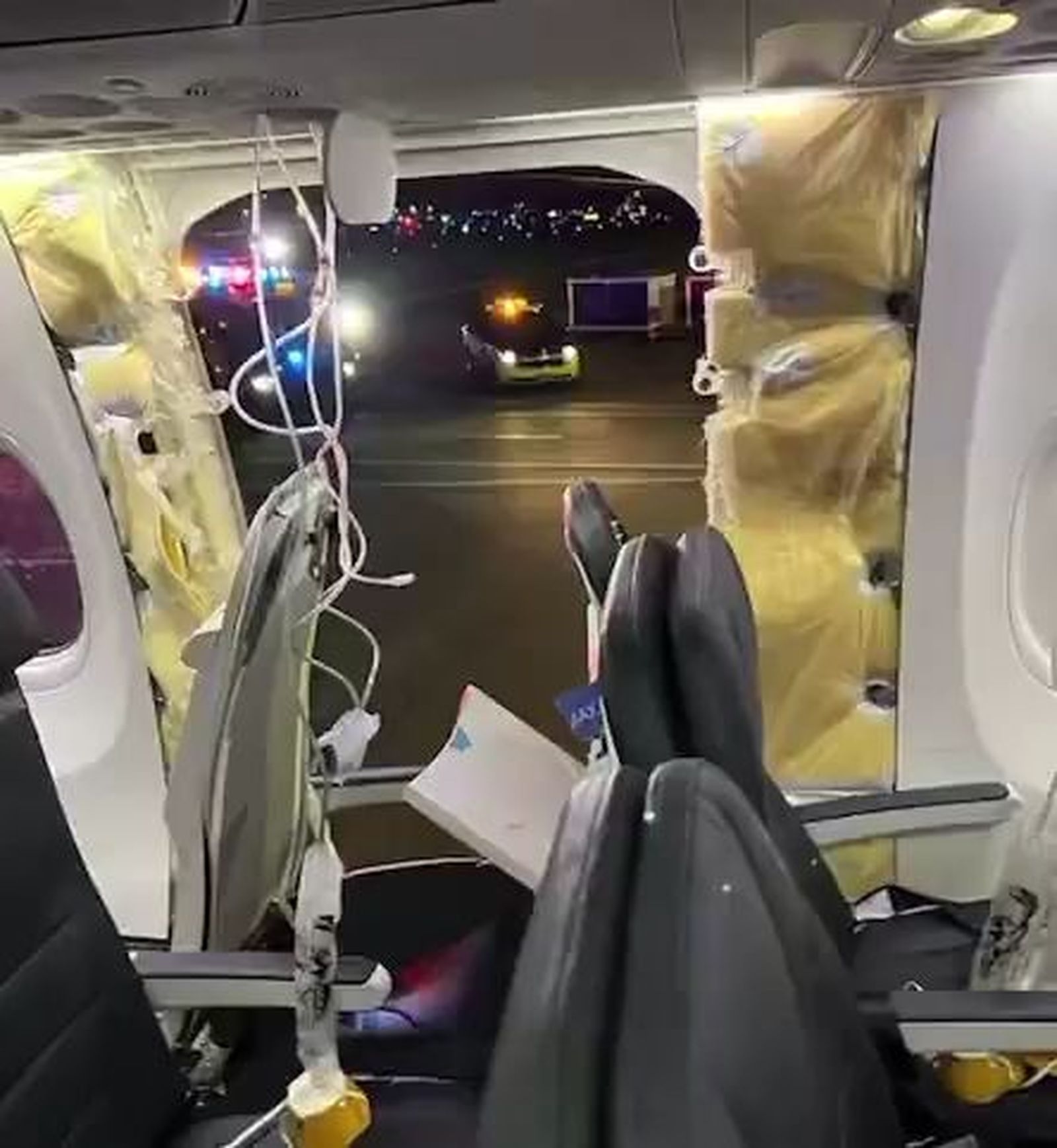 Aterrizaje de emergencia en Portland