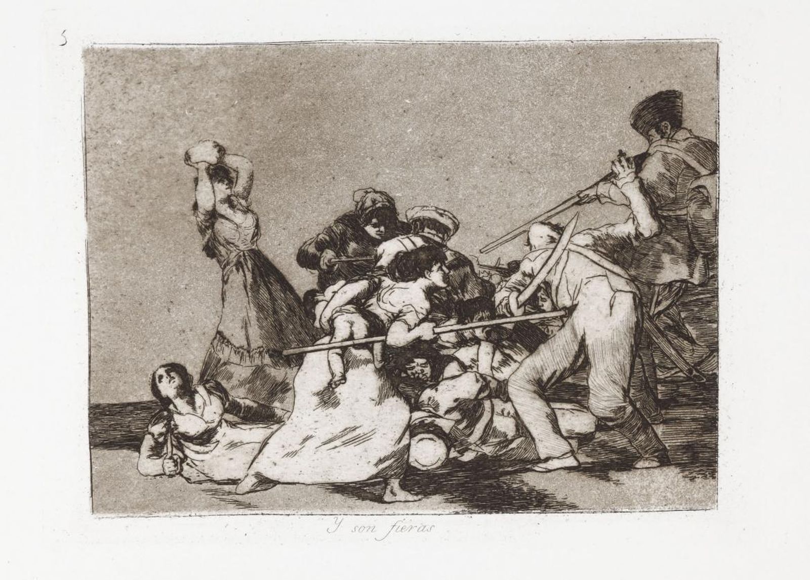 De la serie 'Los desastres de la Guerra', de Francisco de Goya