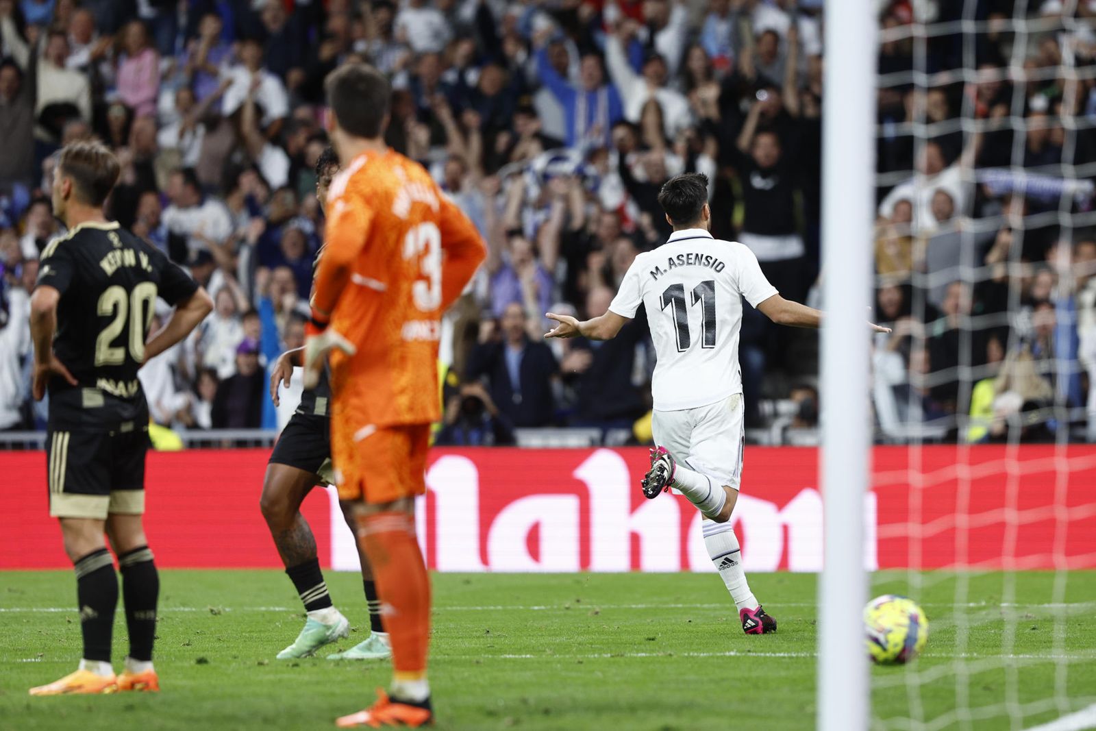 Marco Asensio ante el Celta