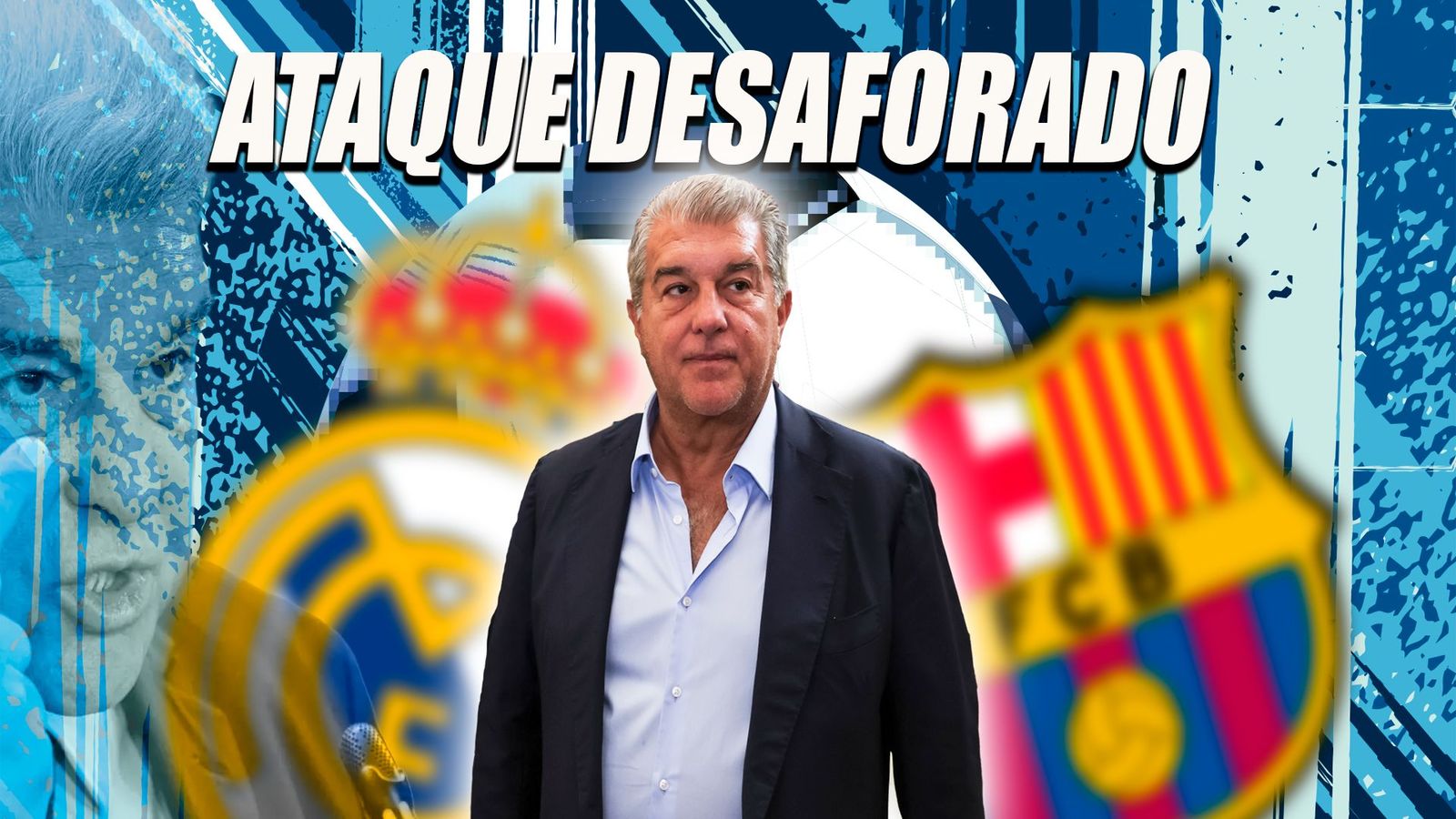 Laporta arremete contra Florentino y Arbeloa replica