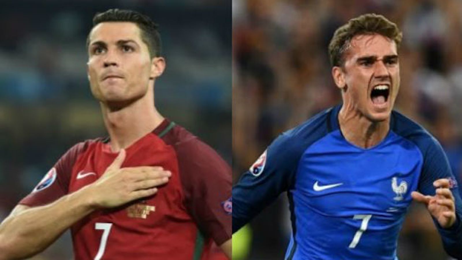 Cristiano Ronaldo y Griezmann