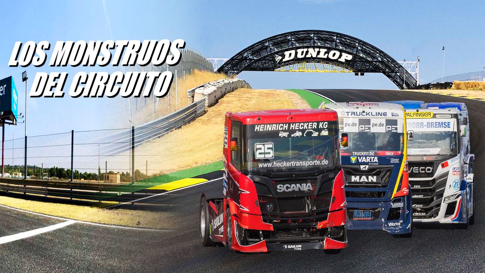 La final del Campeonato de Europa de Camiones llega al Jarama y Telemadrid se sube a uno de estos 'monstruos'
