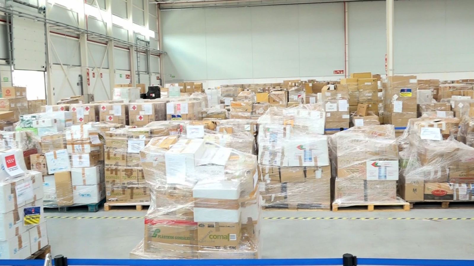 El Hospital Isabel Zendal se transforma en un centro logístico de ayuda a Ucrania