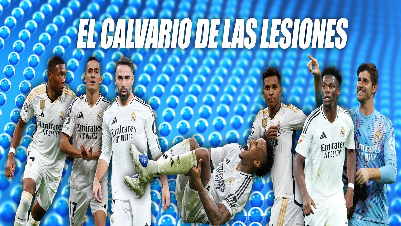 22 lesiones en cuatro meses, la plaga que castiga al Real Madrid