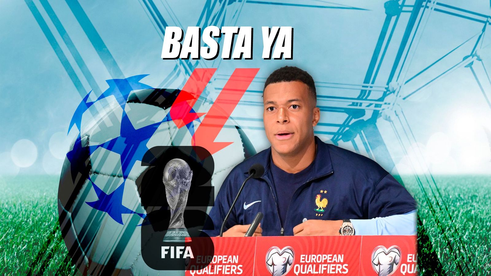 Mbappé atiza a un calendario infernal