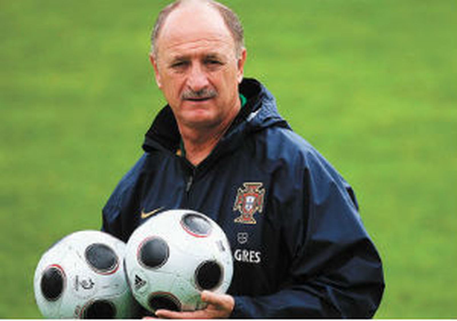 Felipe Scolari, seleccionador de Brasil