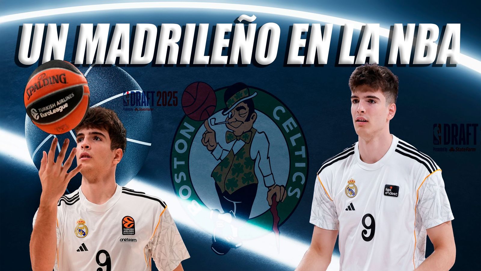 Hugo González, en el puesto 28 del draft de la NBA por Boston Celtics