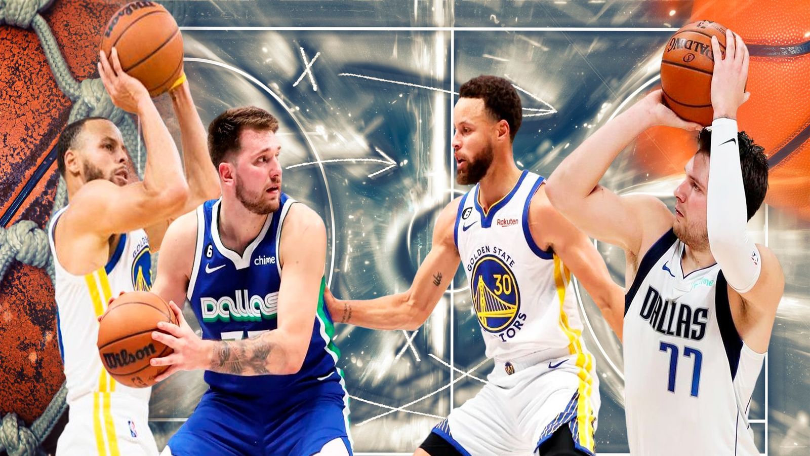 Doncic-Curry, duelo de genios en la NBA