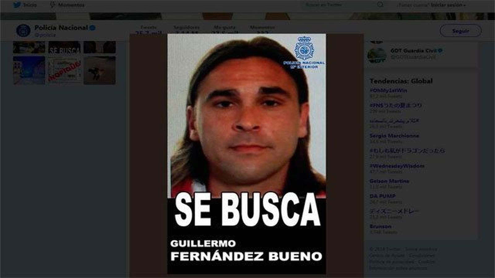 Buscan a un preso peligroso fugado del dueso condenado por violación y asesinato
