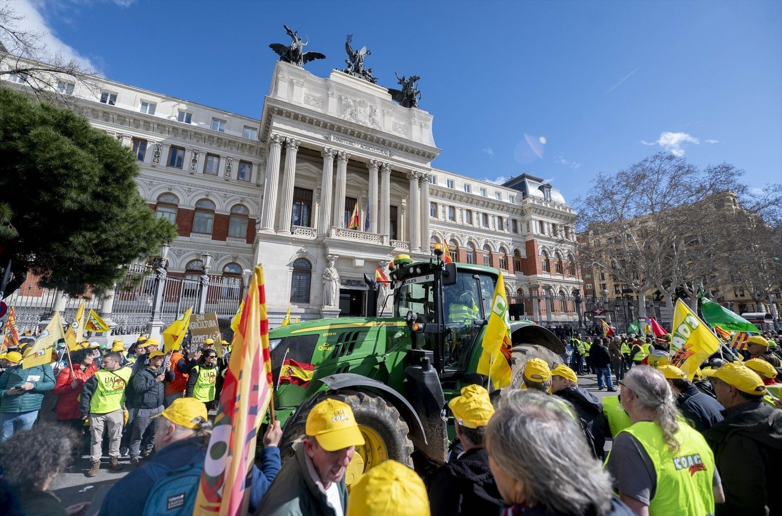 Los agricultores vuelven a manifestarse este miércoles por el centro de Madrid