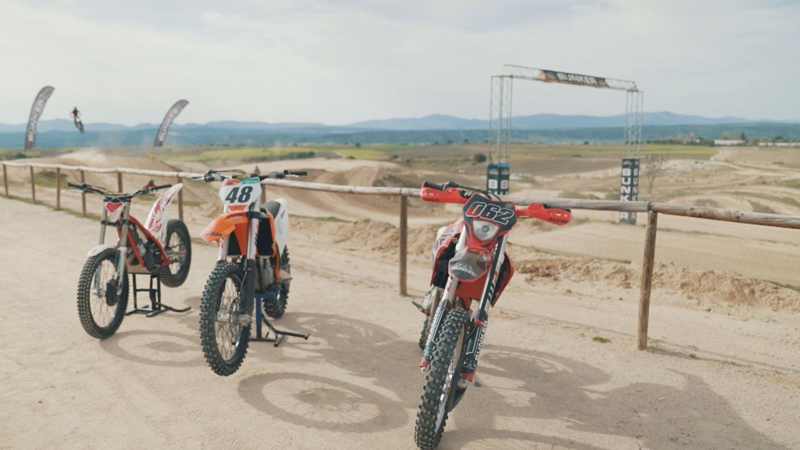 La pista de motos de campo donde entrenan grandes motoristas en Boadilla del Monte