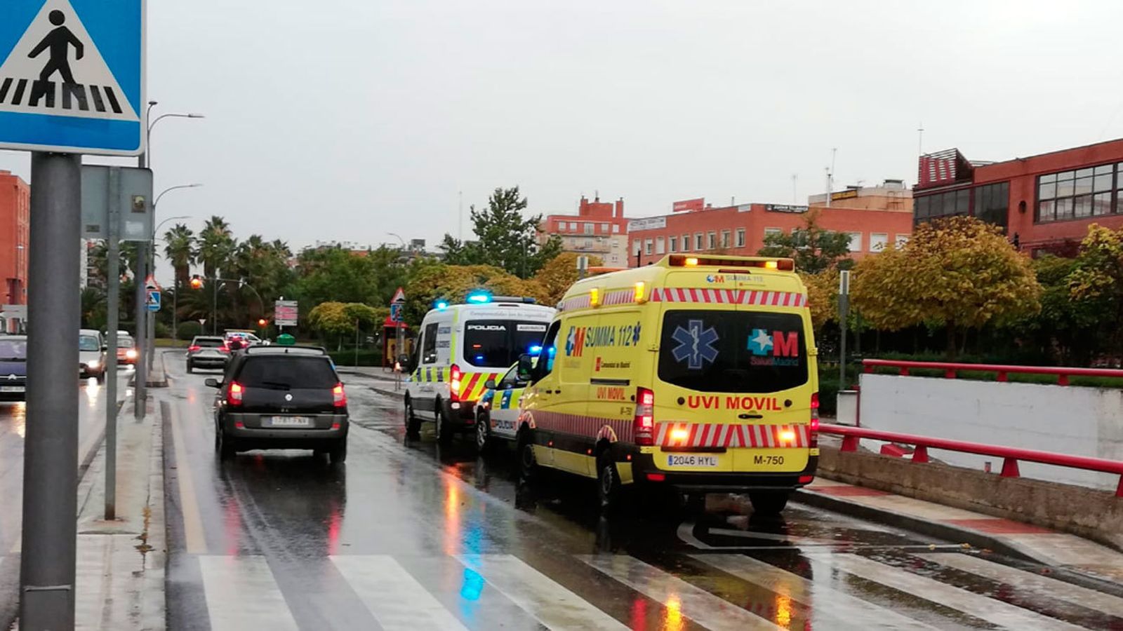 Atropellada en Alcorcón una mujer mientras portaba a su bebé en carrito