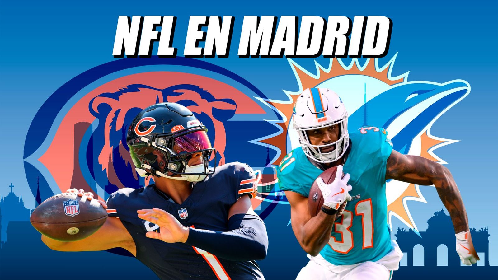 Los Chicago Bears de la NFL toman Madrid