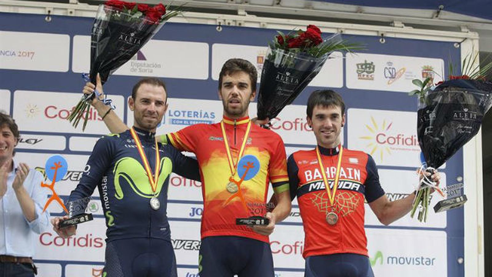 Podio del Campeonato de España