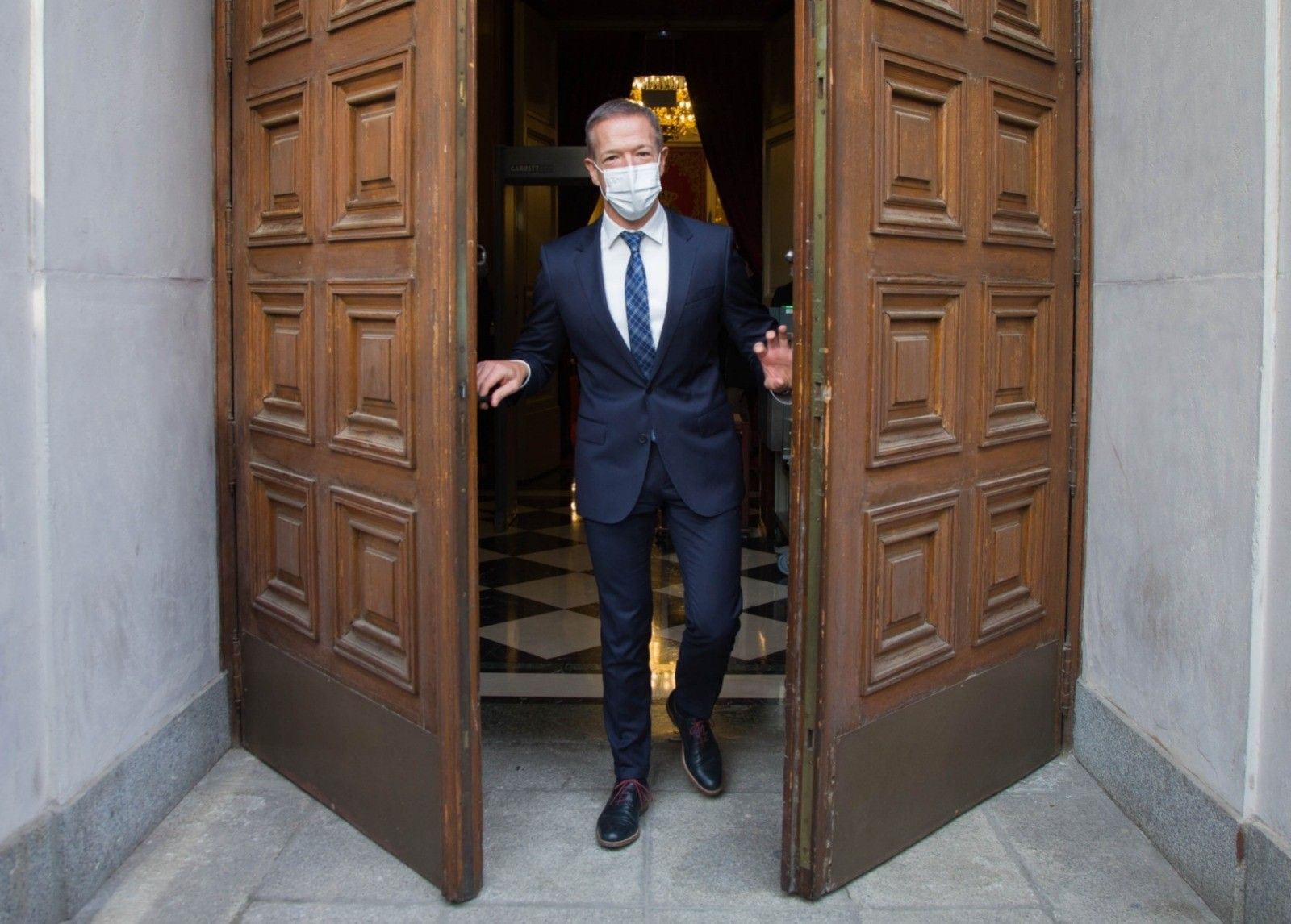 El presidente del Senado,  Ander Gil