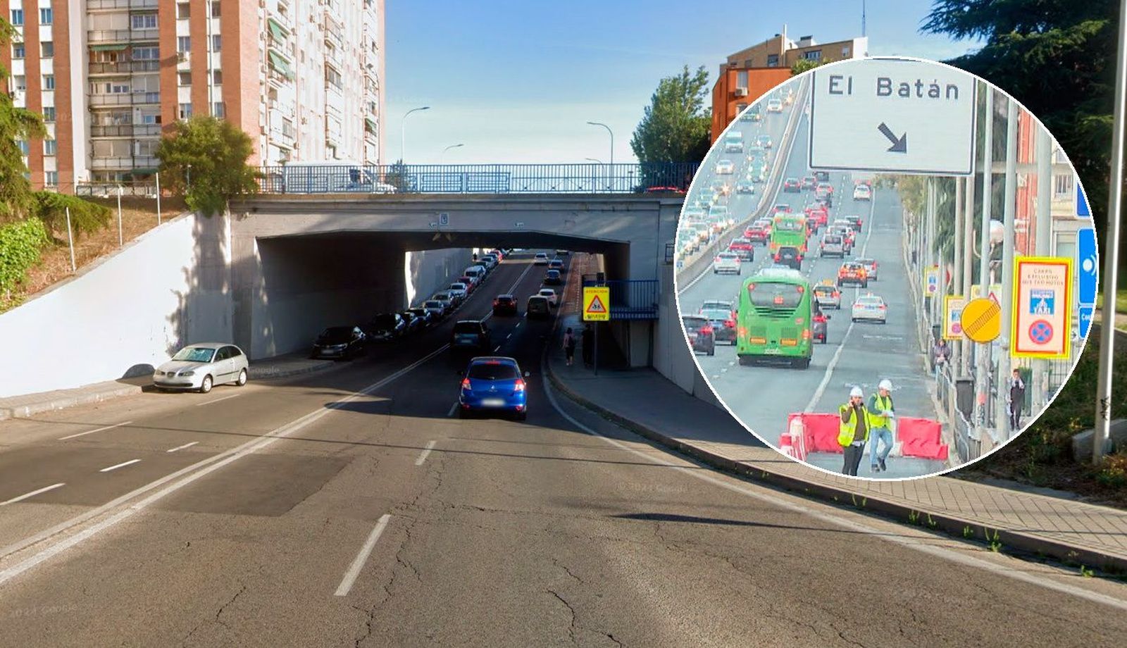 Obras en la A-5: estos son los pasos inferiores que serán cortados desde el lunes 3 de febrero