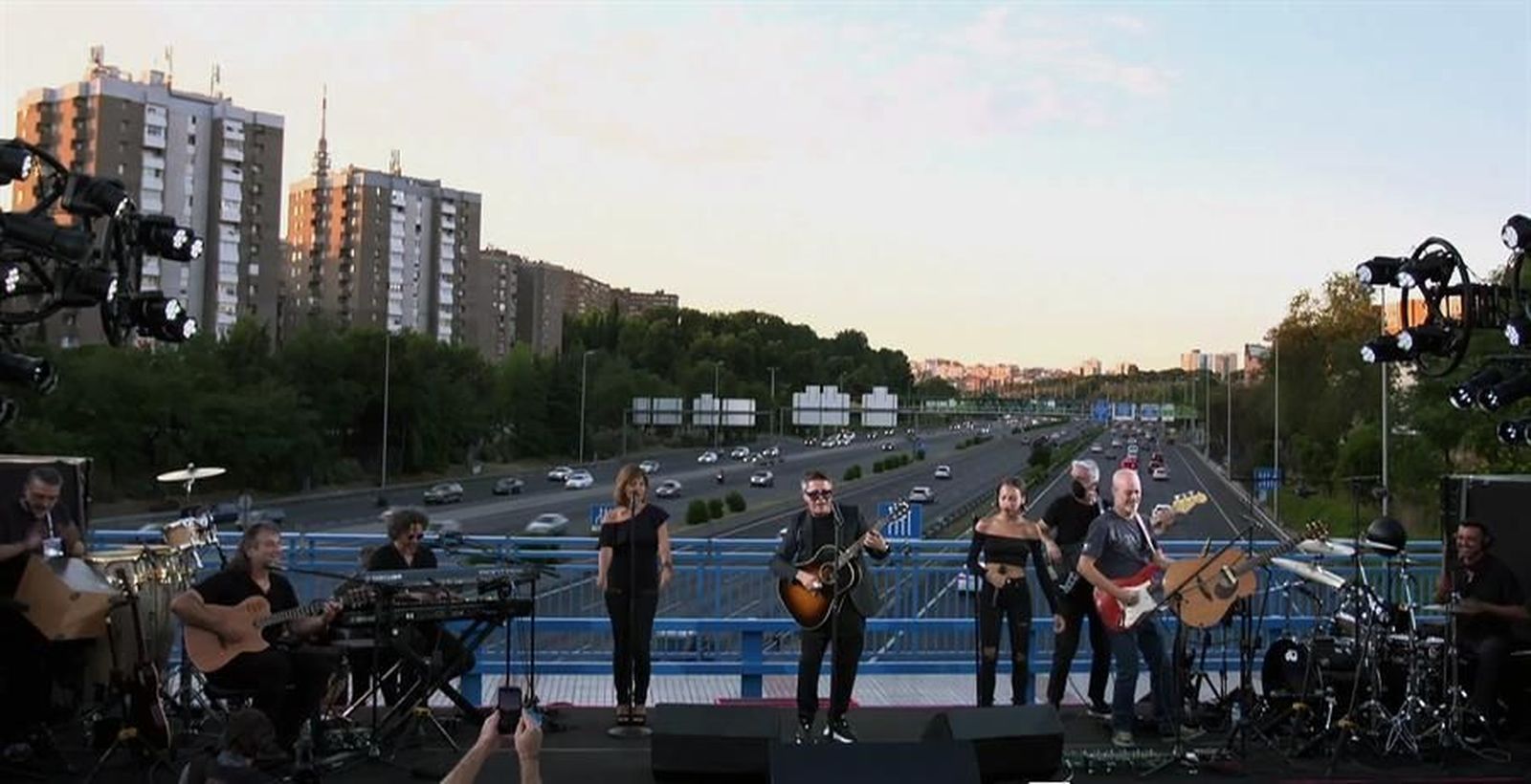 El puente de Alejandro Sanz en Madrid