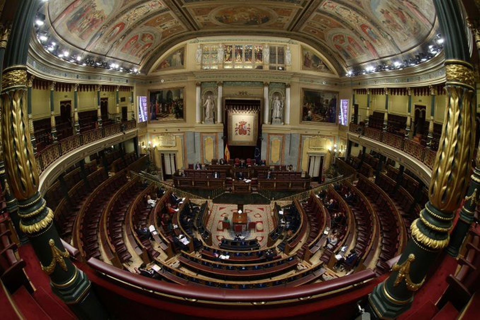 Vista general del Congreso de los Diputados
